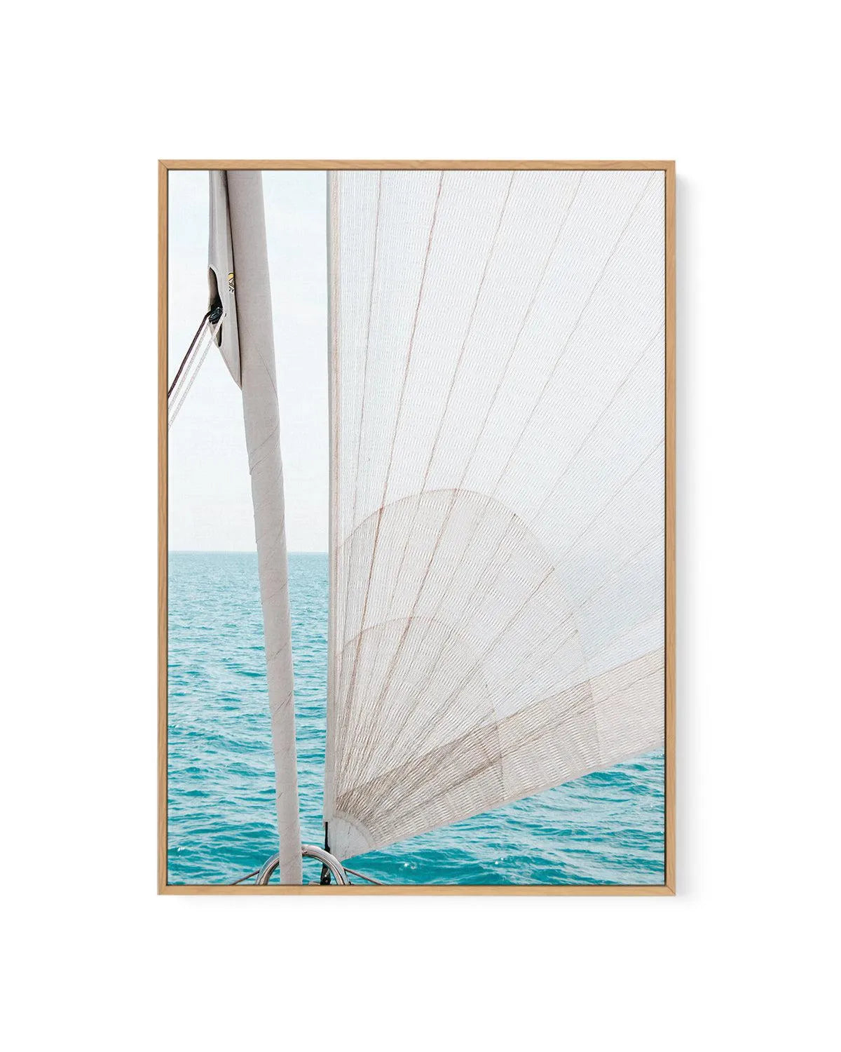 Yacht Sail by Kellie Morris | Framed Canvas Art Print from Olive et Oriel where you can shop wallpaper and artworks online