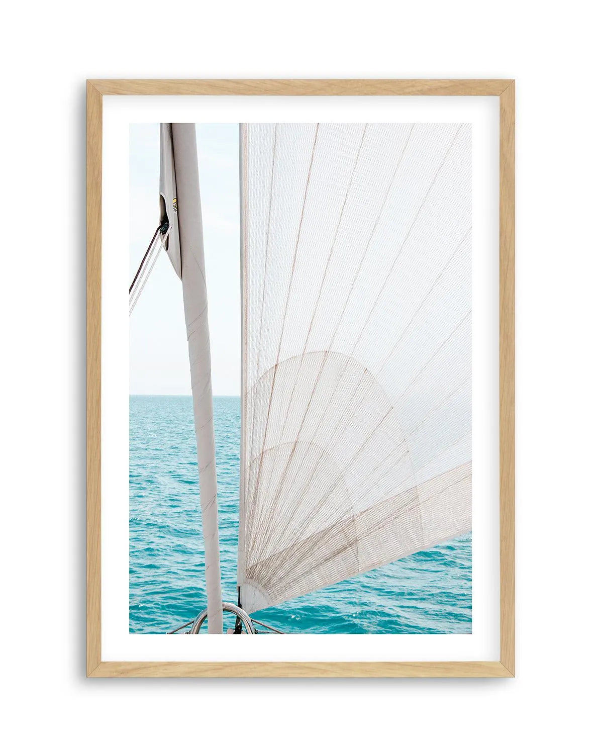 Yacht Sail by Kellie Morris Art Print from Olive et Oriel where you can shop wallpaper and artworks online