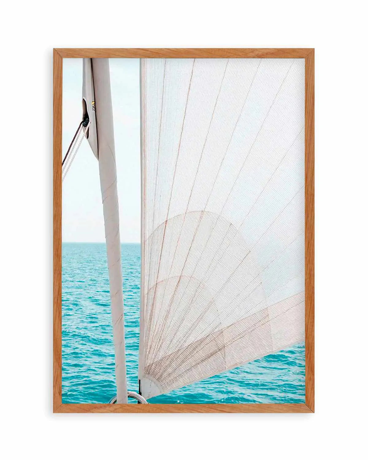 Yacht Sail by Kellie Morris Art Print from Olive et Oriel where you can shop wallpaper and artworks online