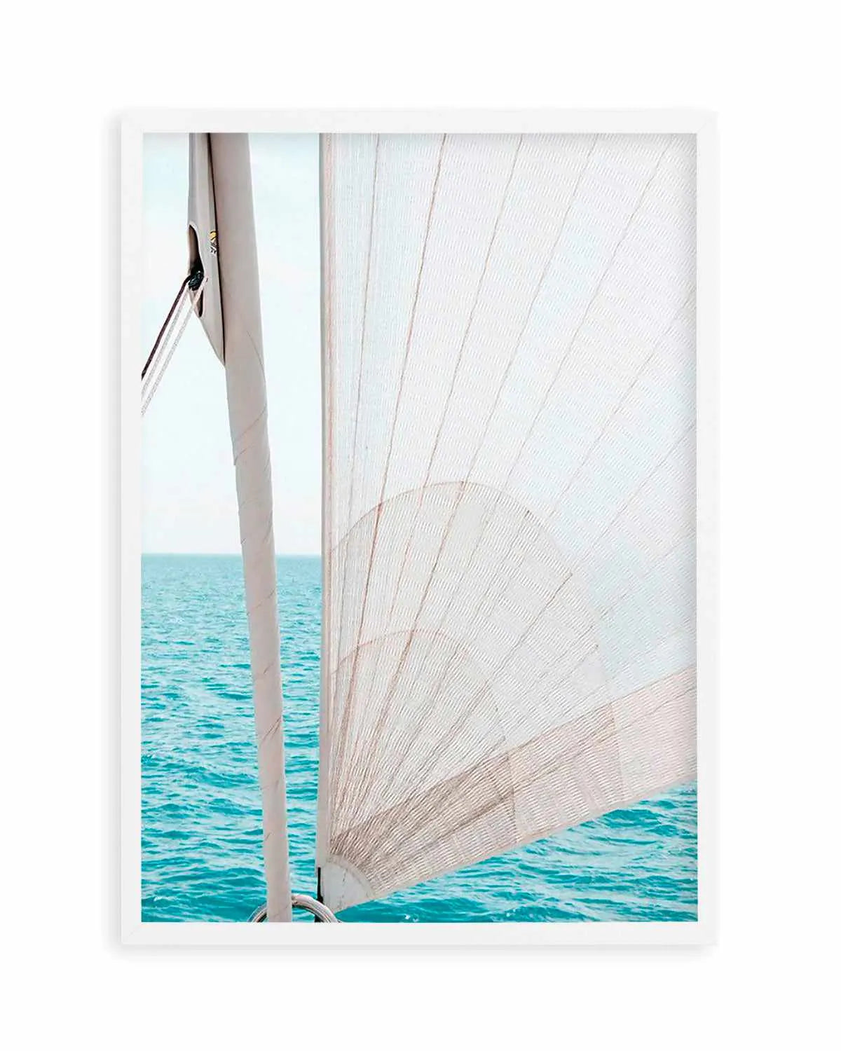 Yacht Sail by Kellie Morris Art Print from Olive et Oriel where you can shop wallpaper and artworks online