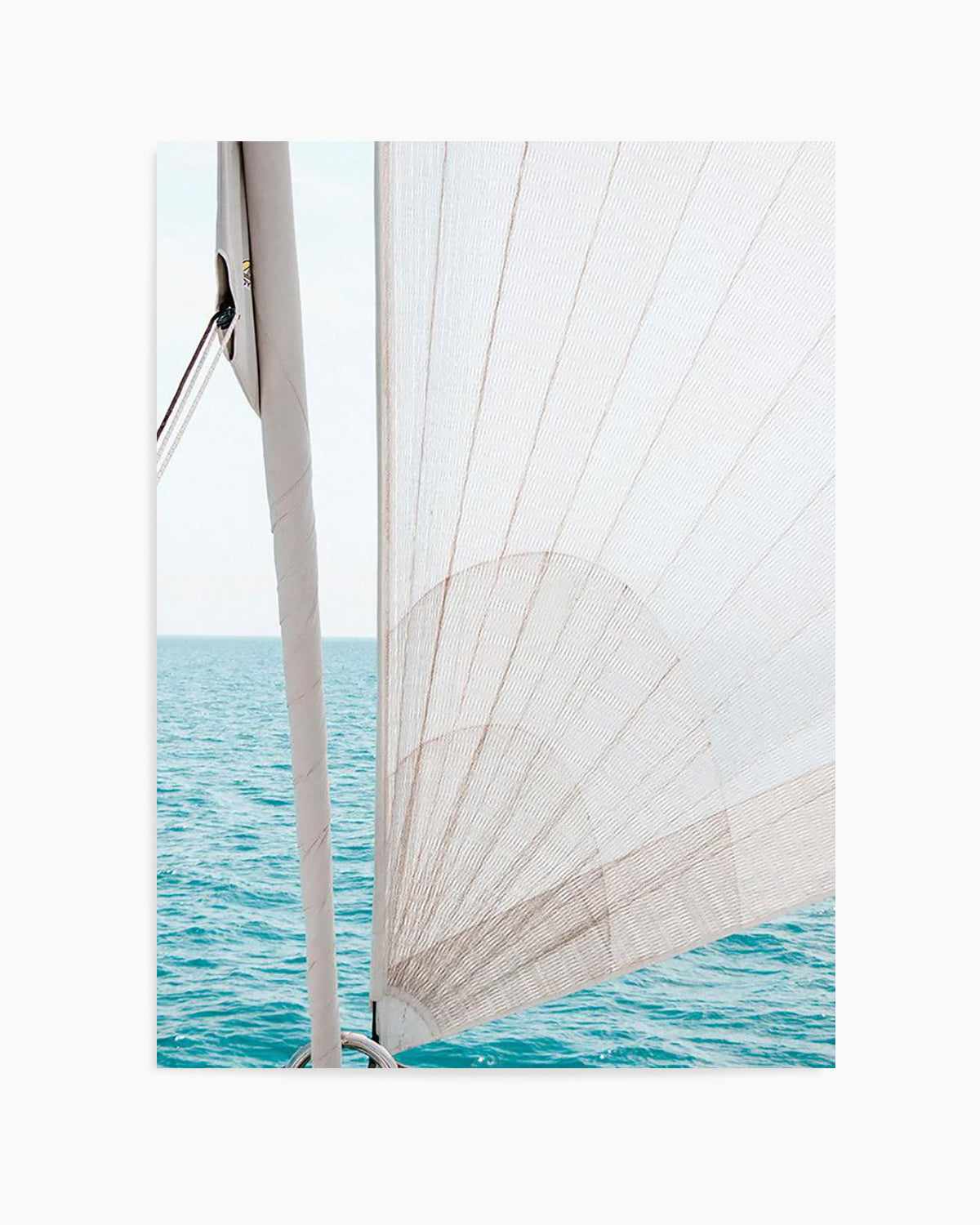 Yacht Sail by Kellie Morris Art Print