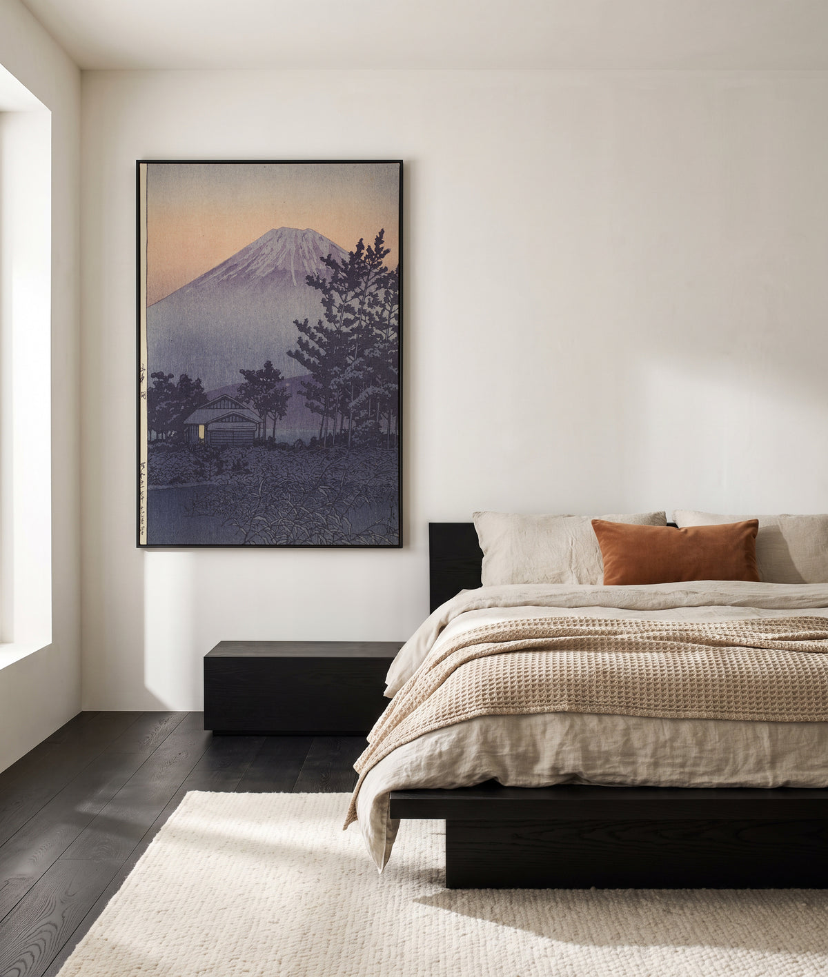 Yamanakako (lake Yamanaka) (1936) | Framed Canvas Art Print