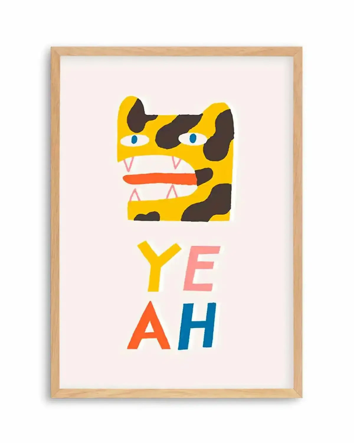 Yeah Art Print from Olive et Oriel where you can shop wallpaper and artworks online