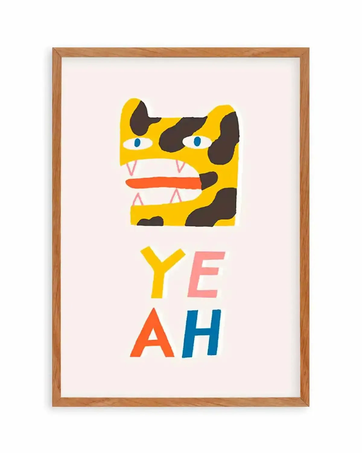 Yeah Art Print from Olive et Oriel where you can shop wallpaper and artworks online