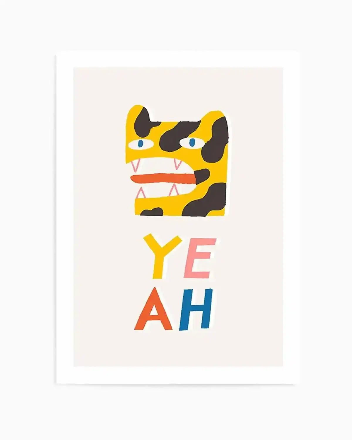 Yeah Art Print from Olive et Oriel where you can shop wallpaper and artworks online