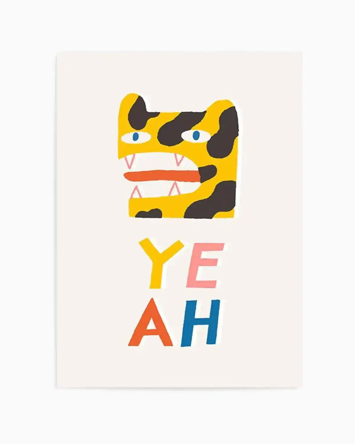 Yeah Art Print from Olive et Oriel where you can shop wallpaper and artworks online