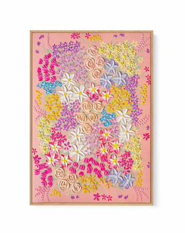 Yeah The Girls by Alex Mason | Framed Canvas Art Print from Olive et Oriel where you can shop wallpaper and artworks online