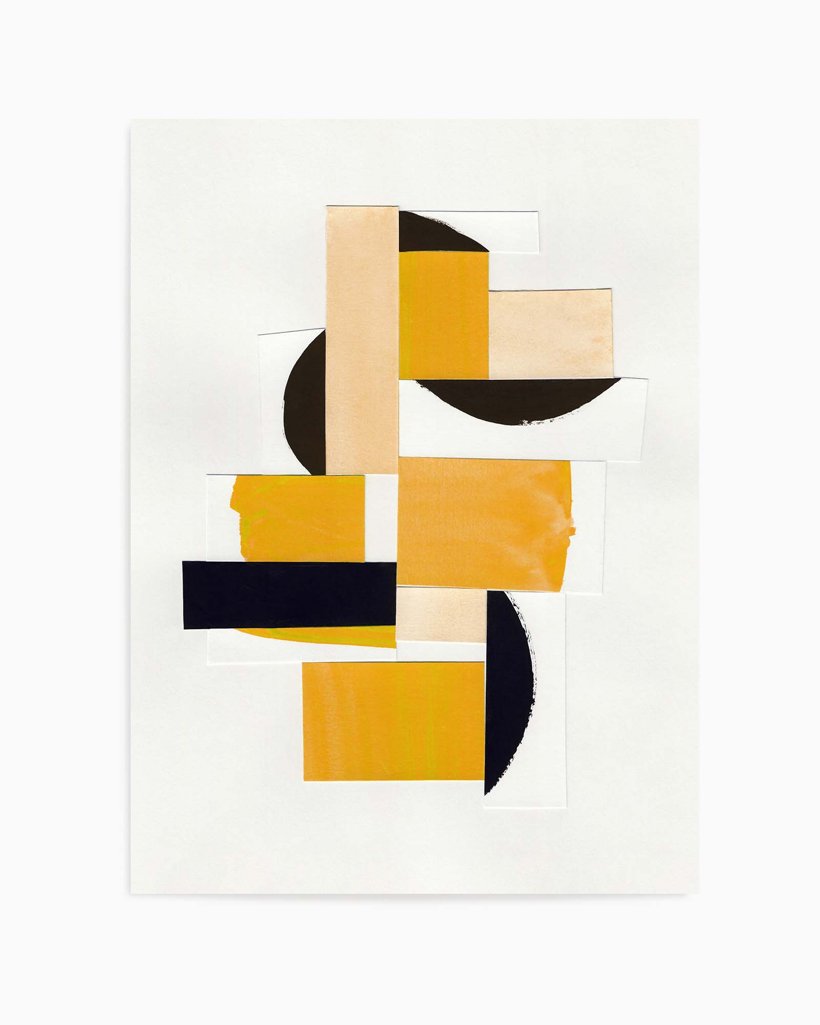 Yellow Abstract Collage by Alisa Galitsynae | Art Print from Olive et Oriel where you can shop wallpaper and artworks online