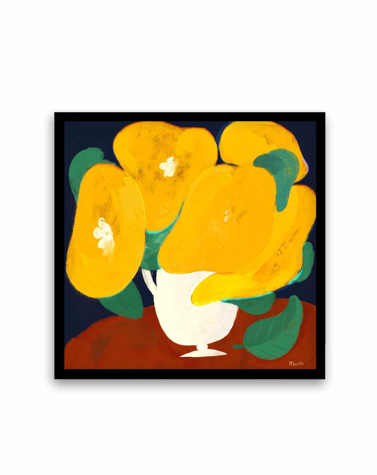 Yellow Flowers by Marco Marella | Art Print