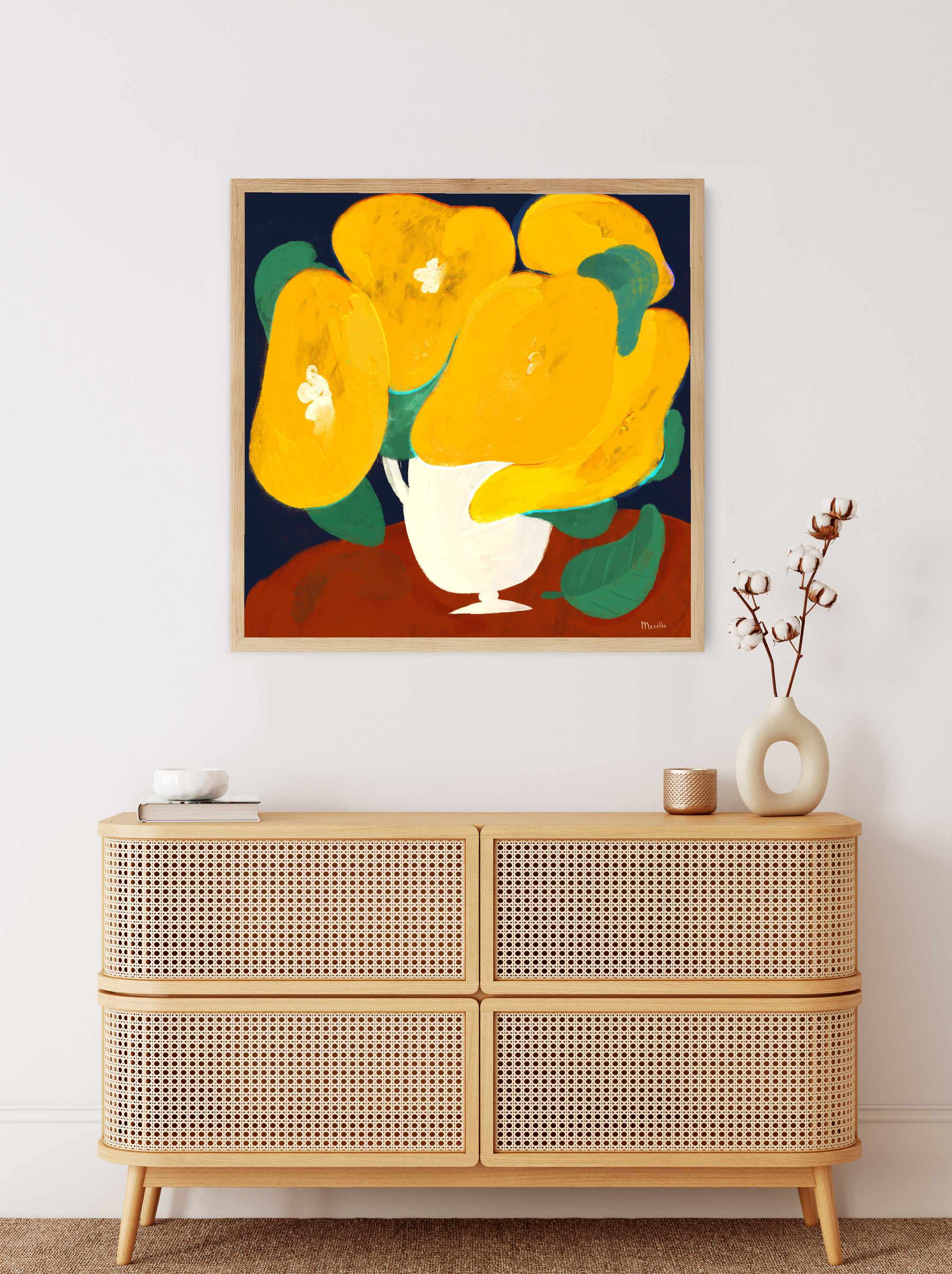 Yellow Flowers by Marco Marella | Art Print