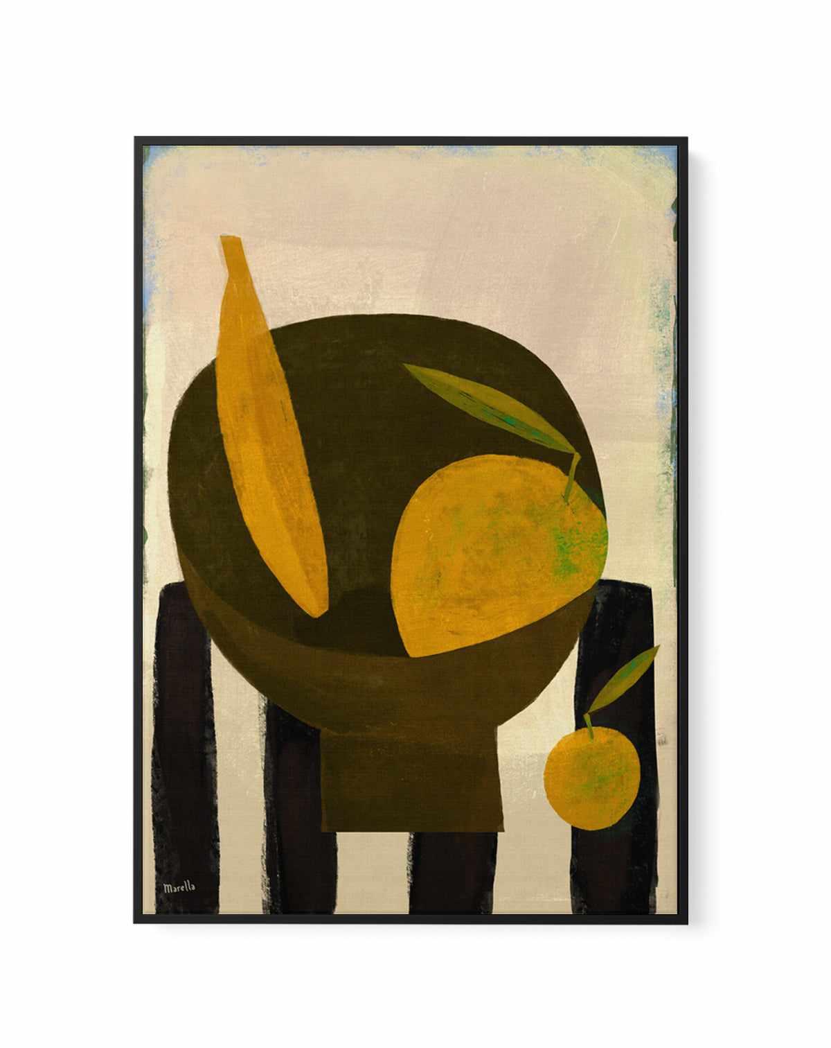 Yellow Fruits Copia by Marco Marella | Framed Canvas Art Print from Olive et Oriel where you can shop wallpaper and artworks online