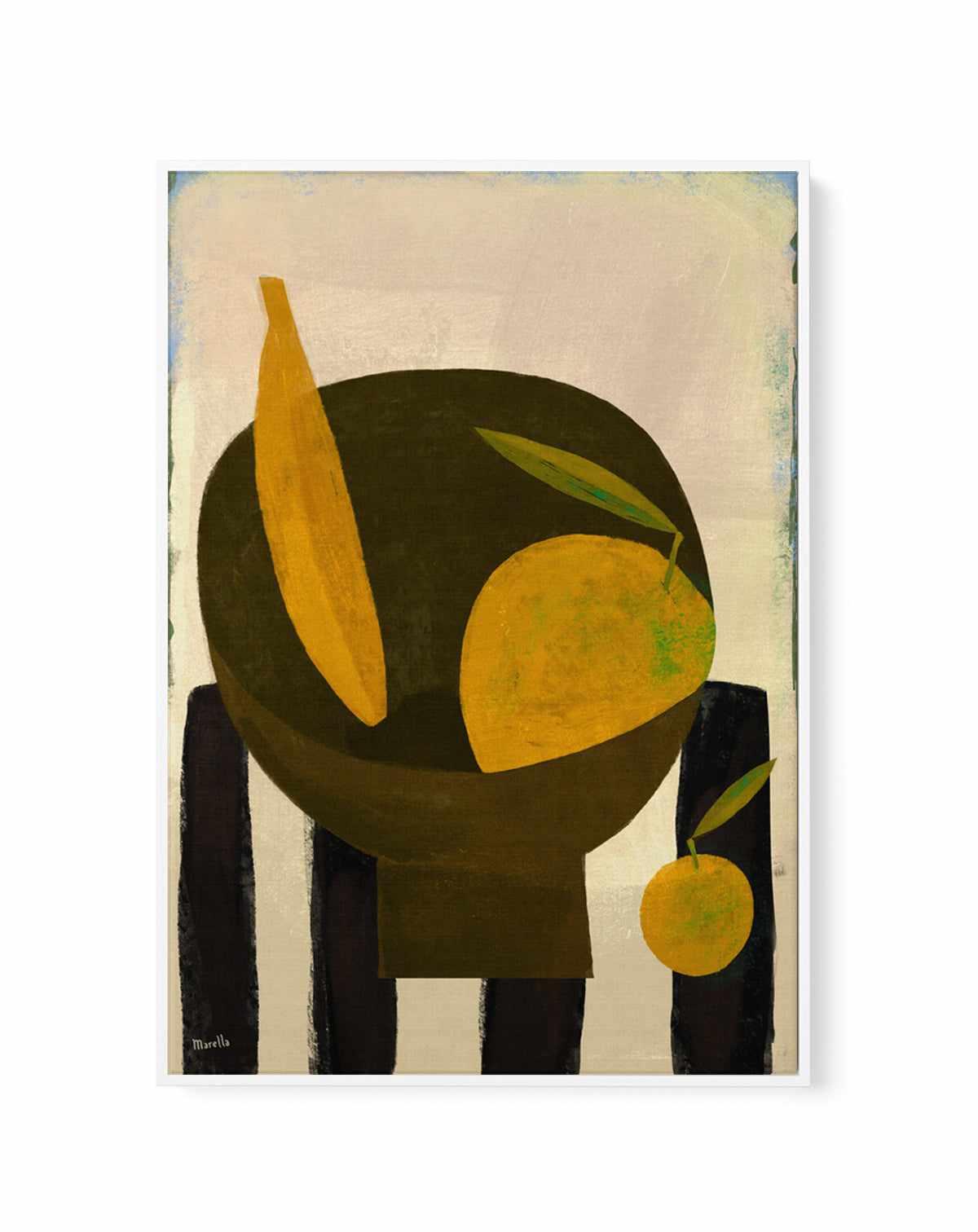 Yellow Fruits Copia by Marco Marella | Framed Canvas Art Print from Olive et Oriel where you can shop wallpaper and artworks online