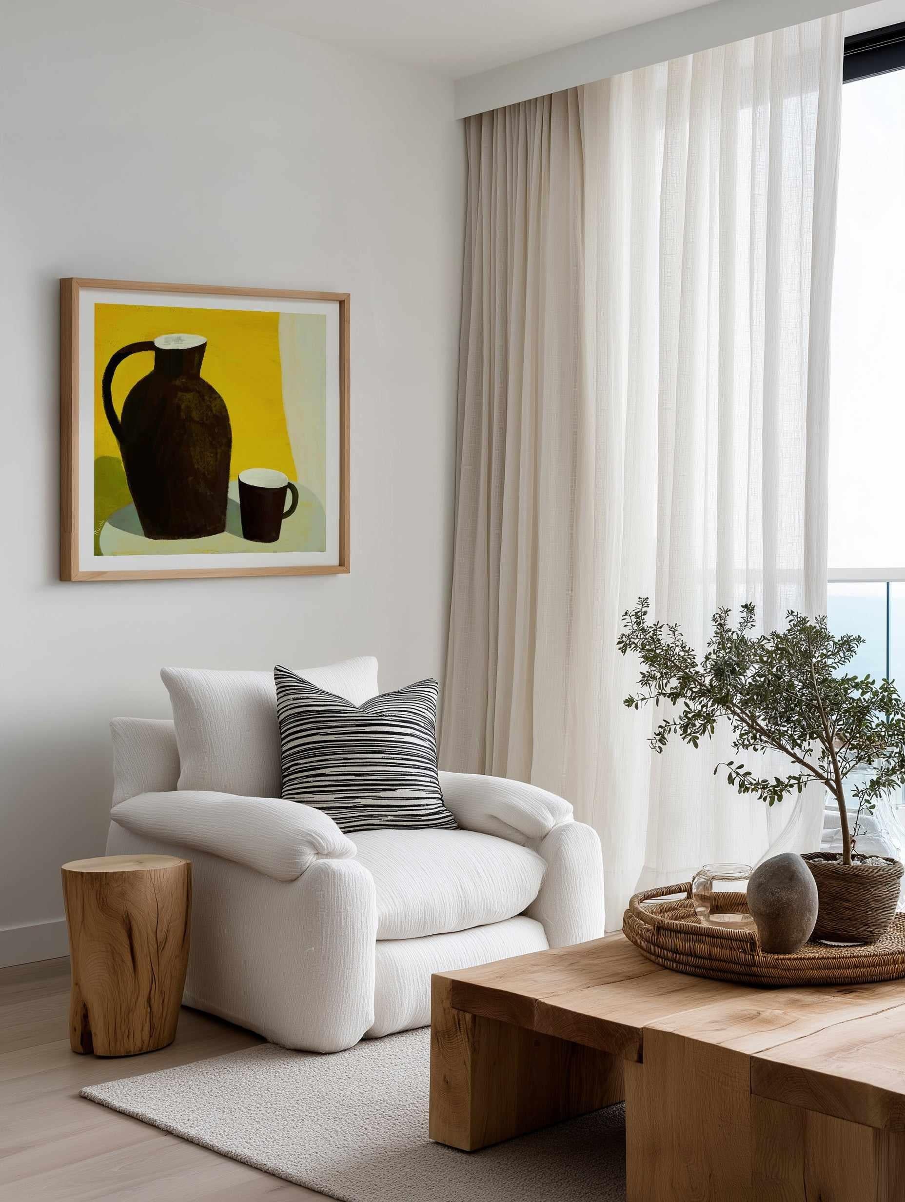 Yellow Room Still Life I by Marco Marella | Art Print from Olive et Oriel where you can shop wallpaper and artworks online