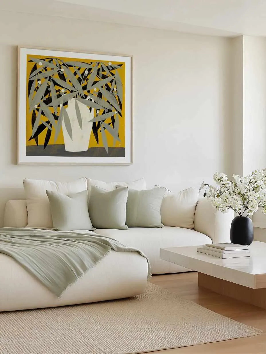 Yellow Room Still Life II by Marco Marella | Art Print from Olive et Oriel where you can shop wallpaper and artworks online