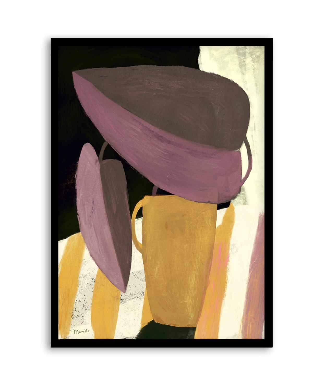 Yellow Vase by Marco Marella | Art Print from Olive et Oriel where you can shop wallpaper and artworks online