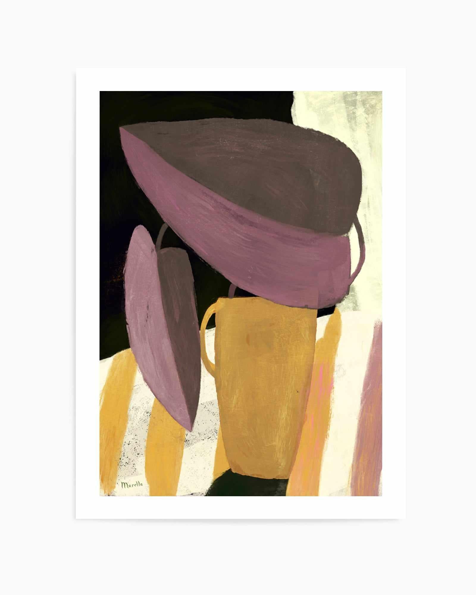 Yellow Vase by Marco Marella | Art Print from Olive et Oriel where you can shop wallpaper and artworks online