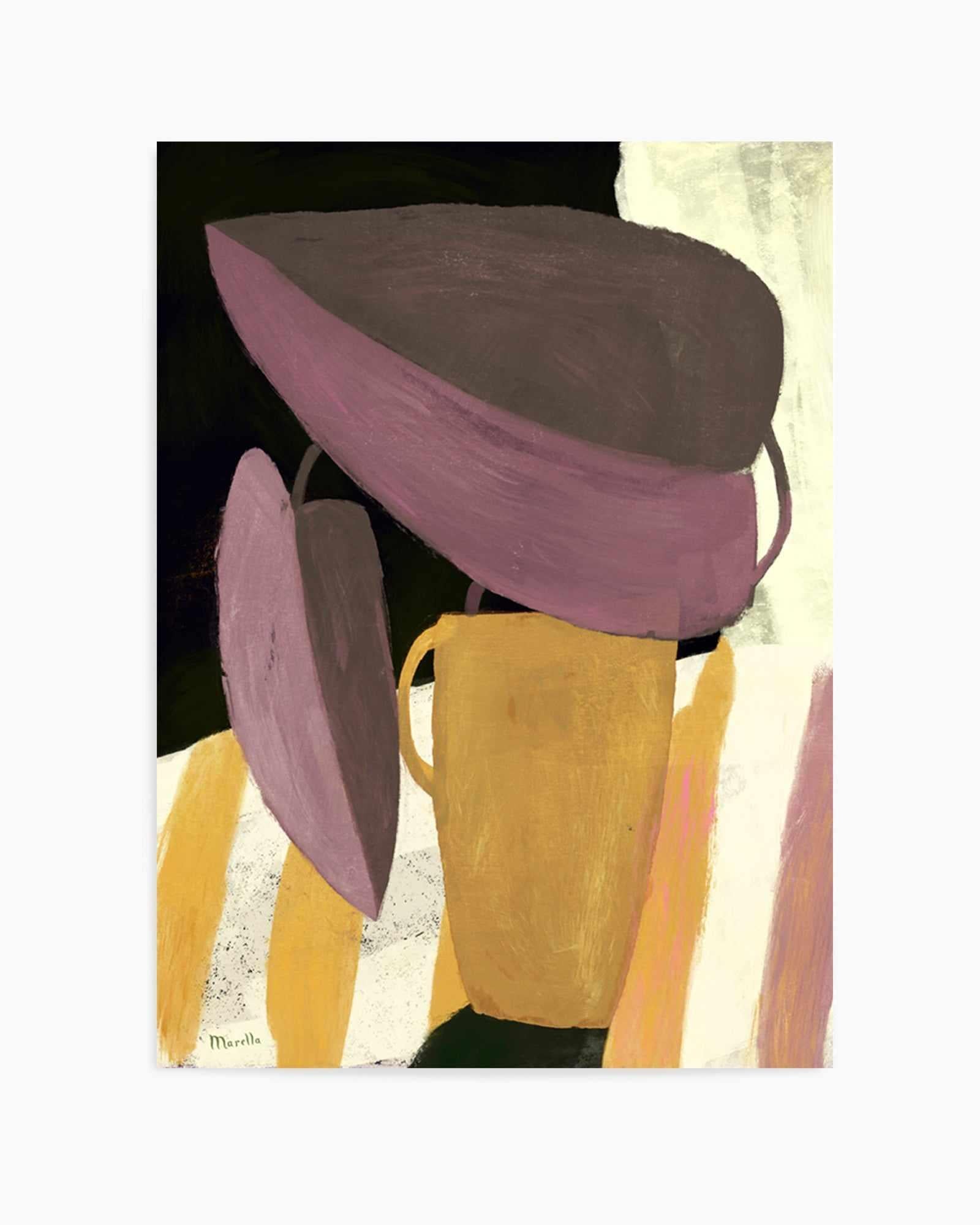 Yellow Vase by Marco Marella | Art Print from Olive et Oriel where you can shop wallpaper and artworks online