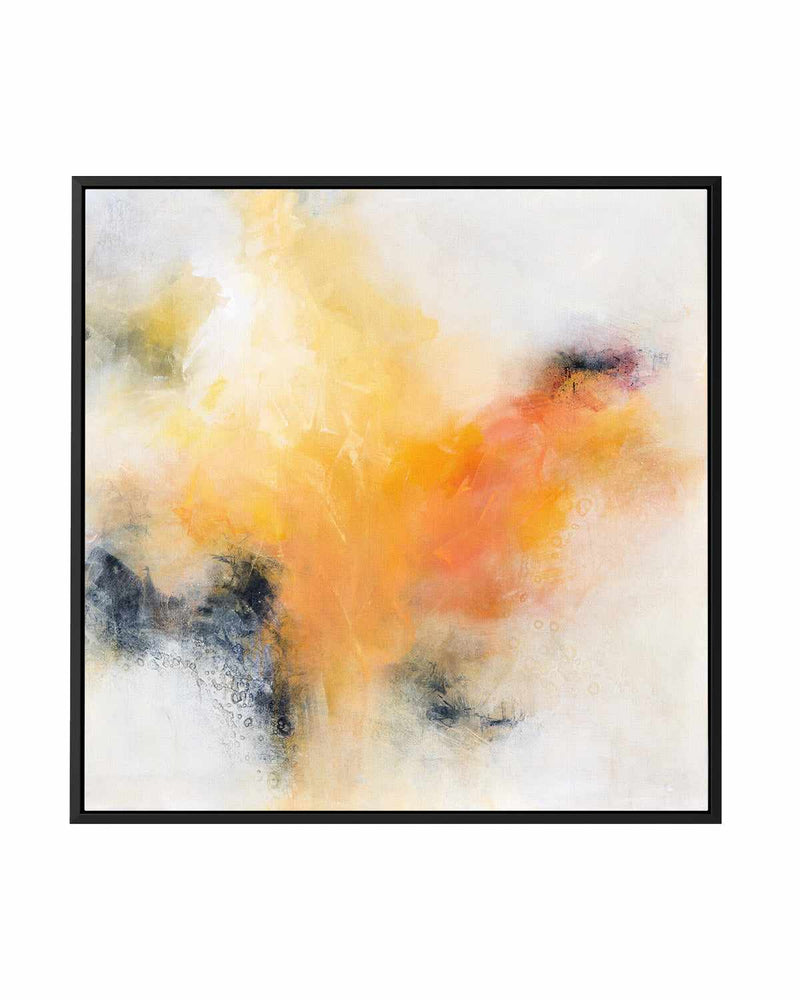 Yellow on Yellow by Karen Hale | Framed Canvas Art Print