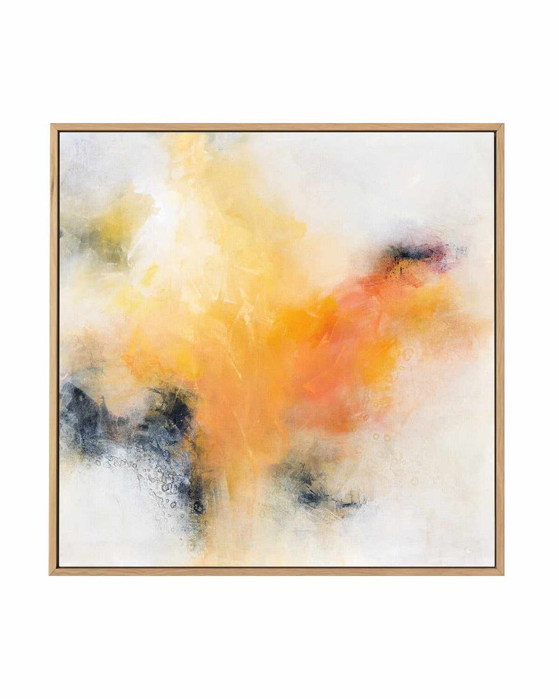 Yellow on Yellow by Karen Hale | Framed Canvas Art Print
