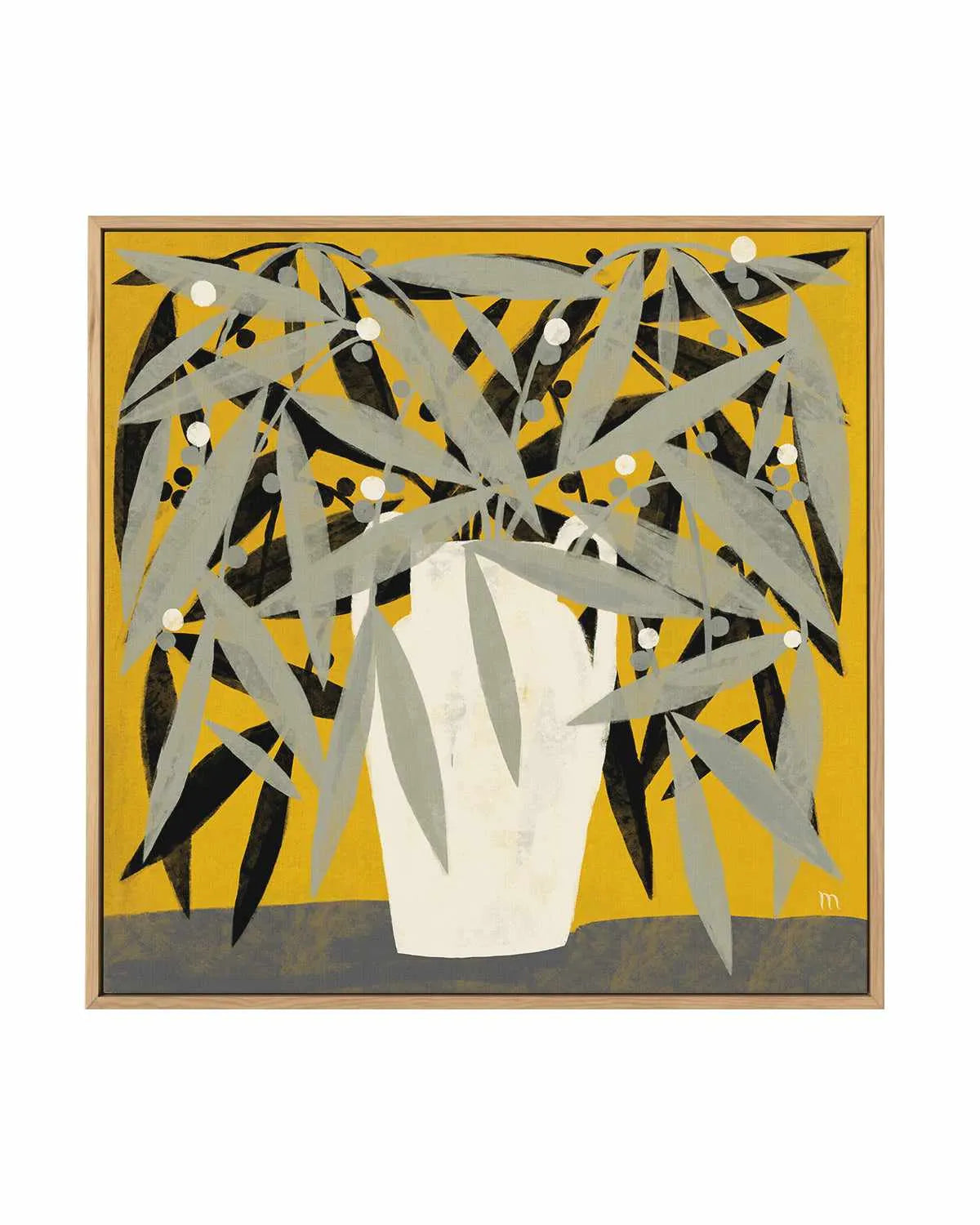 Yellow Room Still Life II by Marco Marella | Framed Canvas Art Print from Olive et Oriel where you can shop wallpaper and artworks online