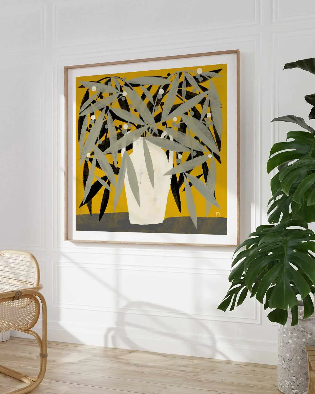 Yellow Room Still Life II by Marco Marella | Art Print from Olive et Oriel where you can shop wallpaper and artworks online