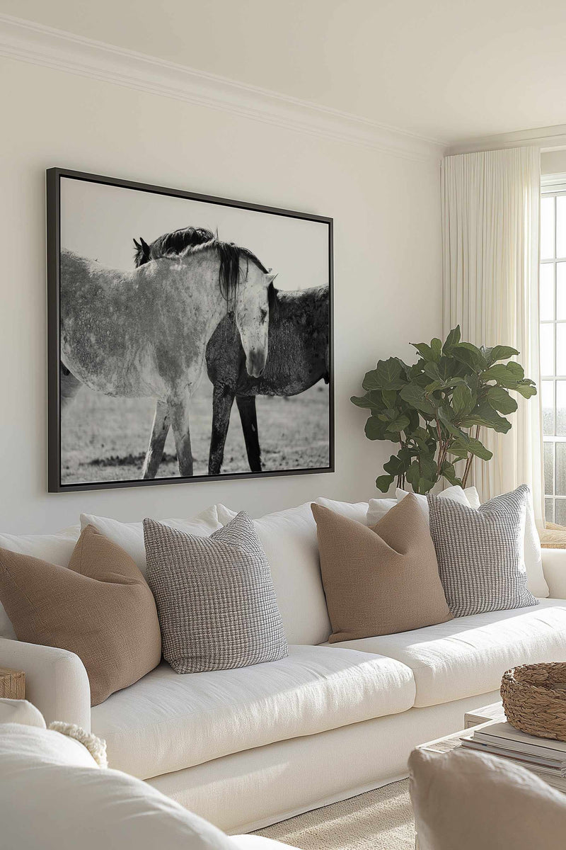 Yin Yang by Rylee Olsen | Framed Canvas Art Print from Olive et Oriel where you can shop wallpaper and artworks online