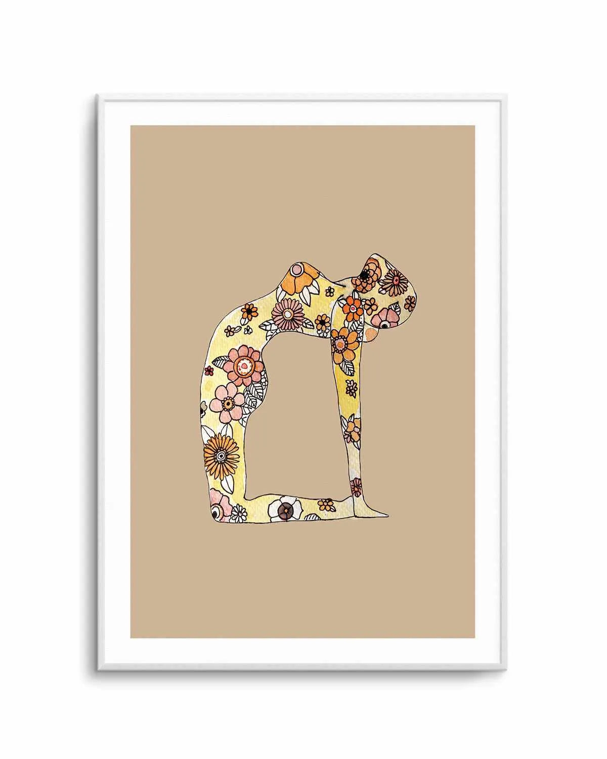 Yoga Love by Maku Fenaroli | Art Print from Olive et Oriel where you can shop wallpaper and artworks online