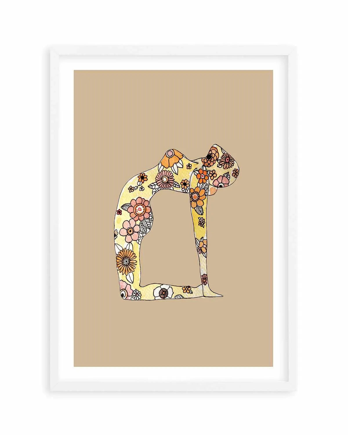 Yoga Love by Maku Fenaroli | Art Print from Olive et Oriel where you can shop wallpaper and artworks online