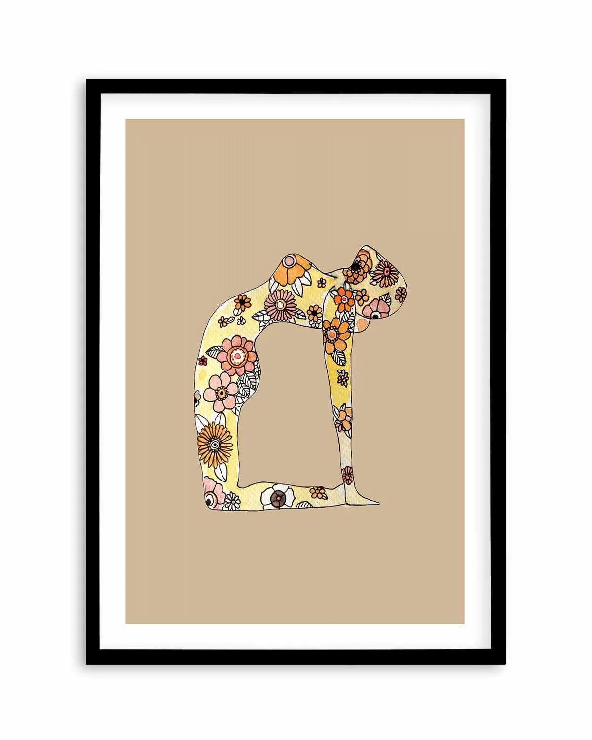 Yoga Love by Maku Fenaroli | Art Print from Olive et Oriel where you can shop wallpaper and artworks online