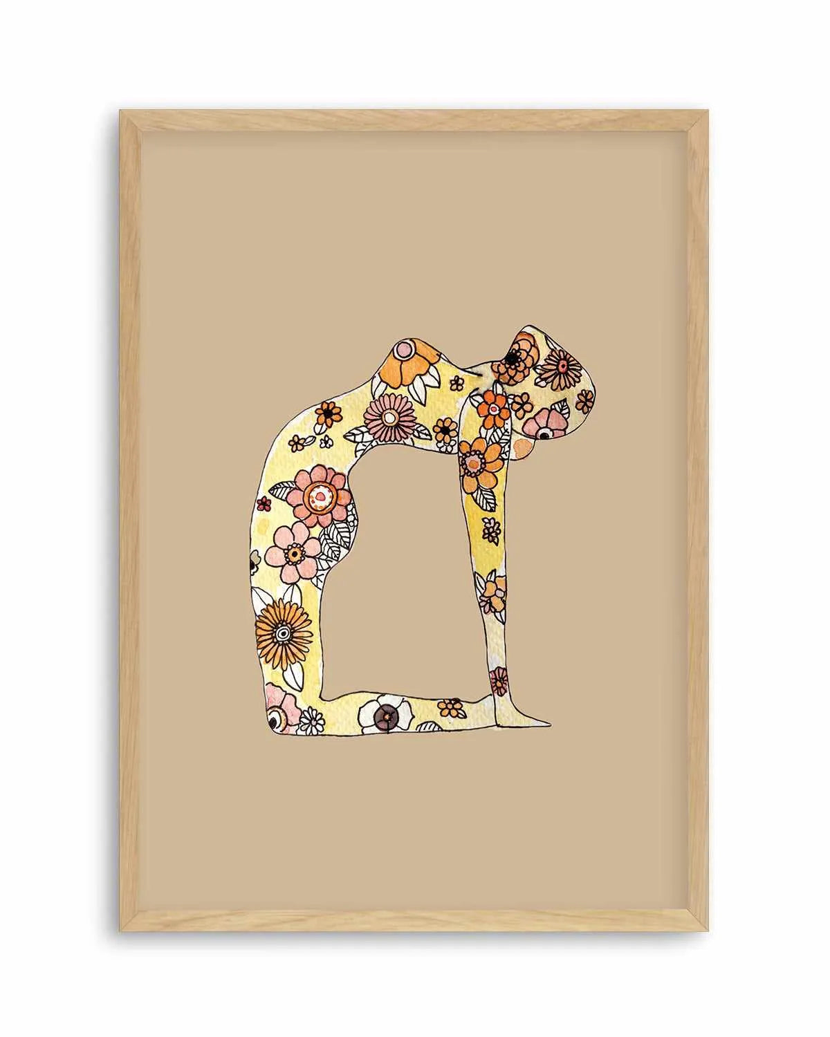 Yoga Love by Maku Fenaroli | Art Print from Olive et Oriel where you can shop wallpaper and artworks online