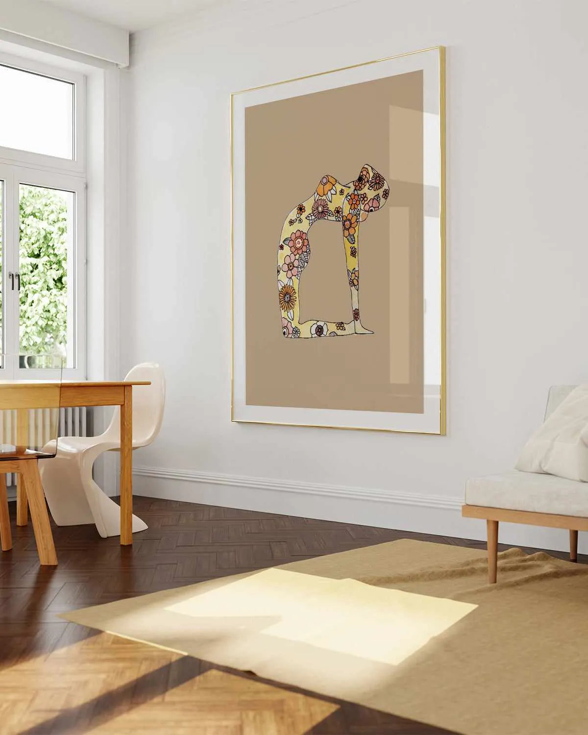 Yoga Love by Maku Fenaroli | Art Print from Olive et Oriel where you can shop wallpaper and artworks online