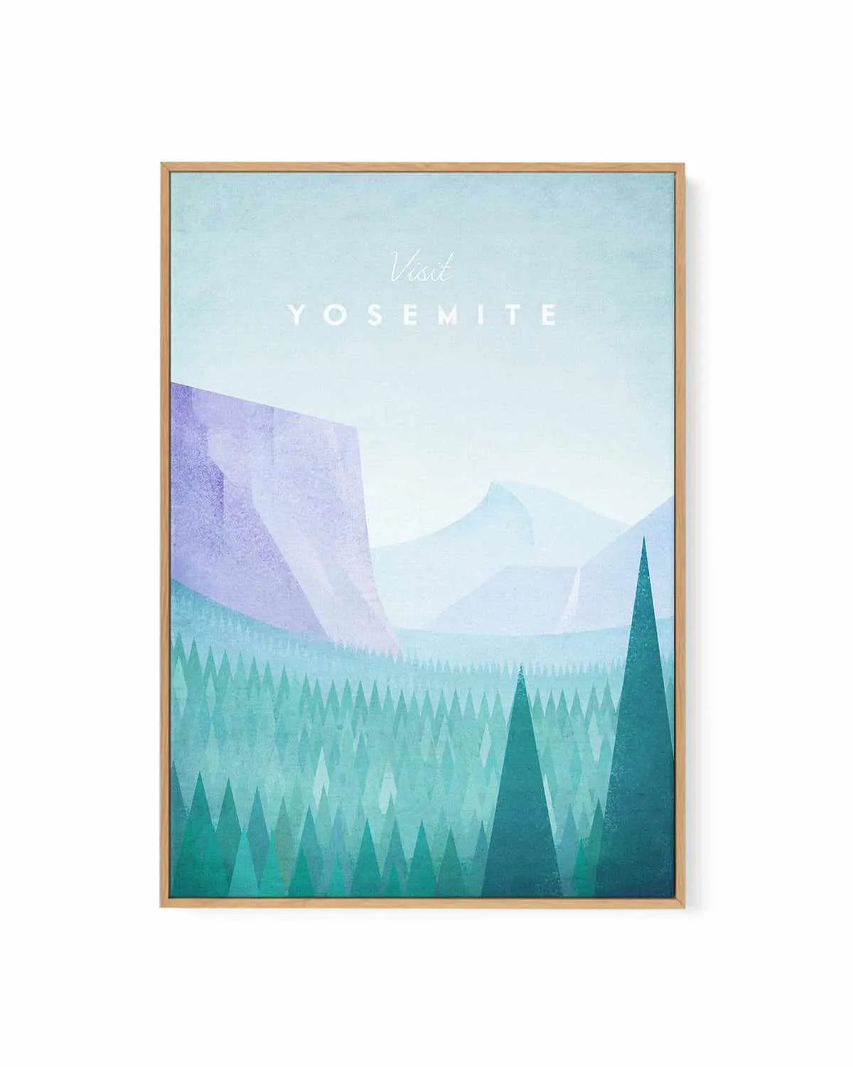 Yosemite by Henry Rivers | Framed Canvas Art Print from Olive et Oriel where you can shop wallpaper and artworks online