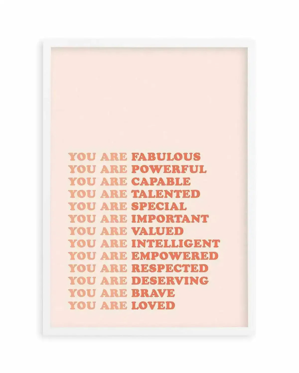 You Are Fabulous Art Print from Olive et Oriel where you can shop wallpaper and artworks online