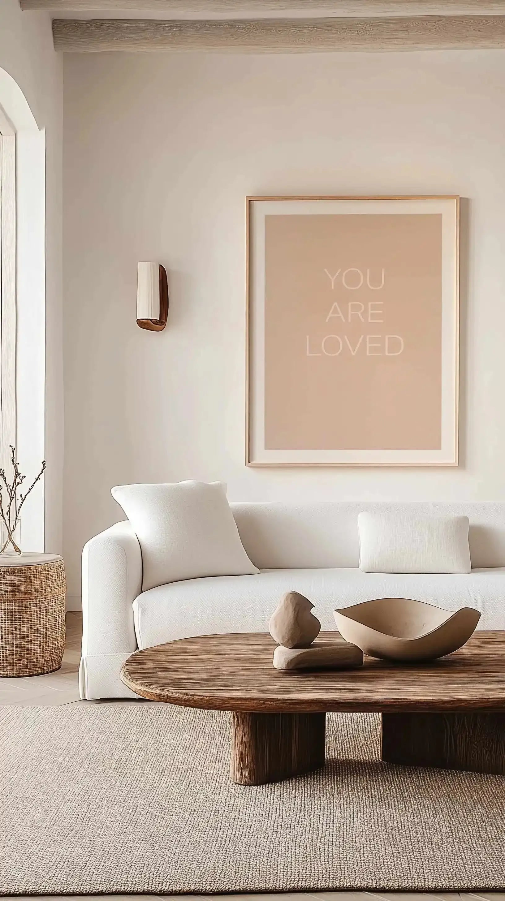 You Are Loved Art Print from Olive et Oriel where you can shop wallpaper and artworks online
