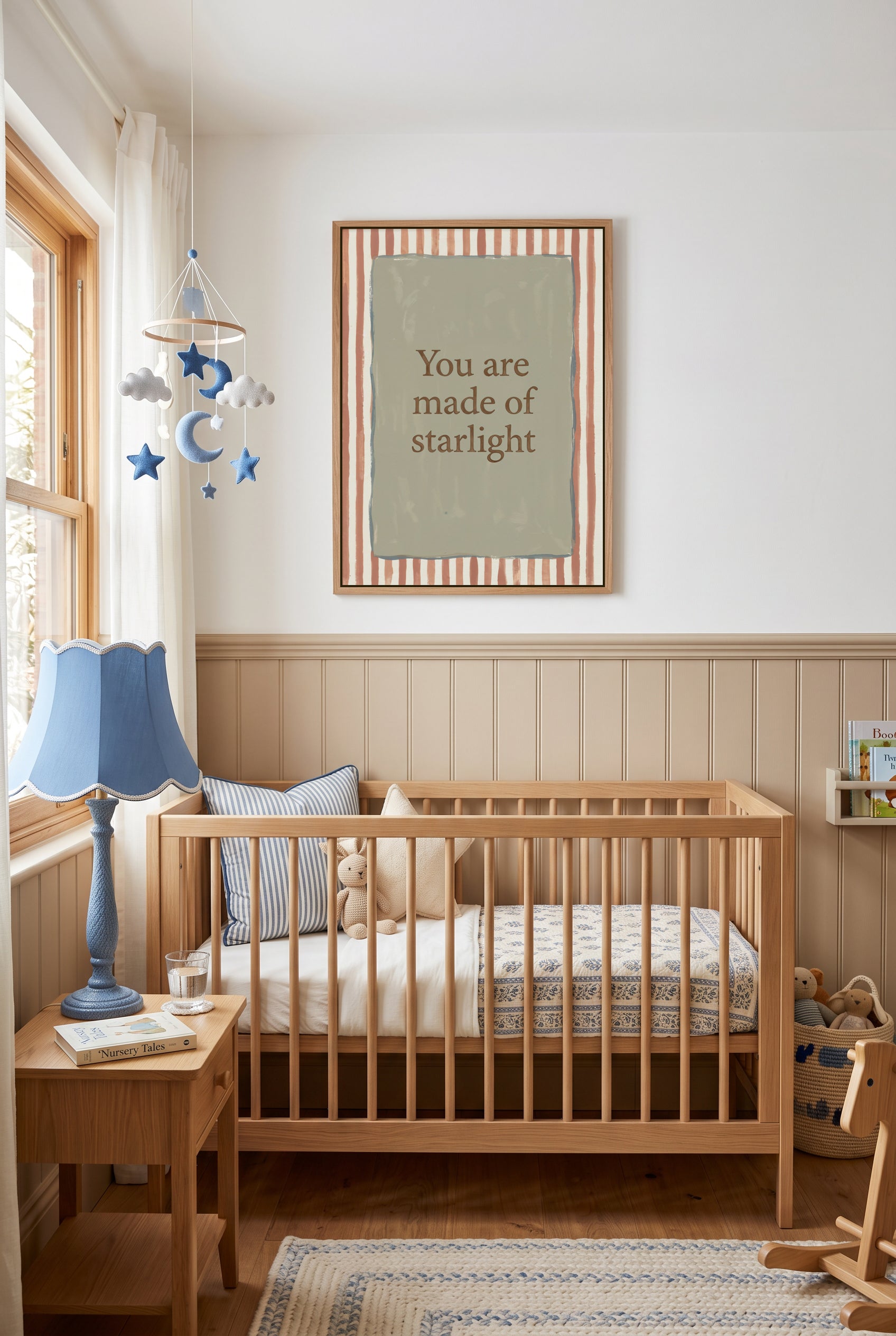 You Are Made Of Starlight I | Framed Canvas Art Print