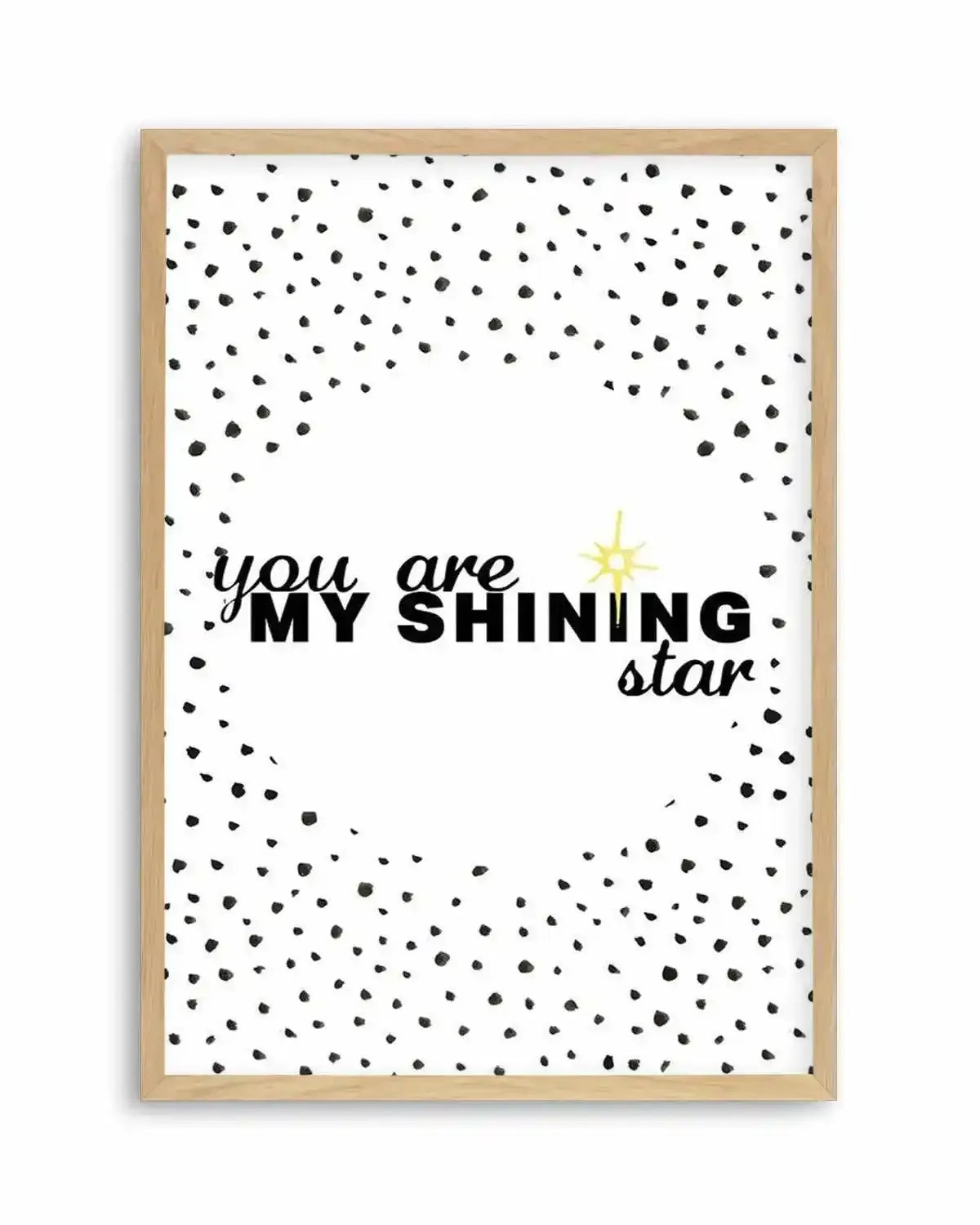 You Are My Shining Star Art Print from Olive et Oriel where you can shop wallpaper and artworks online