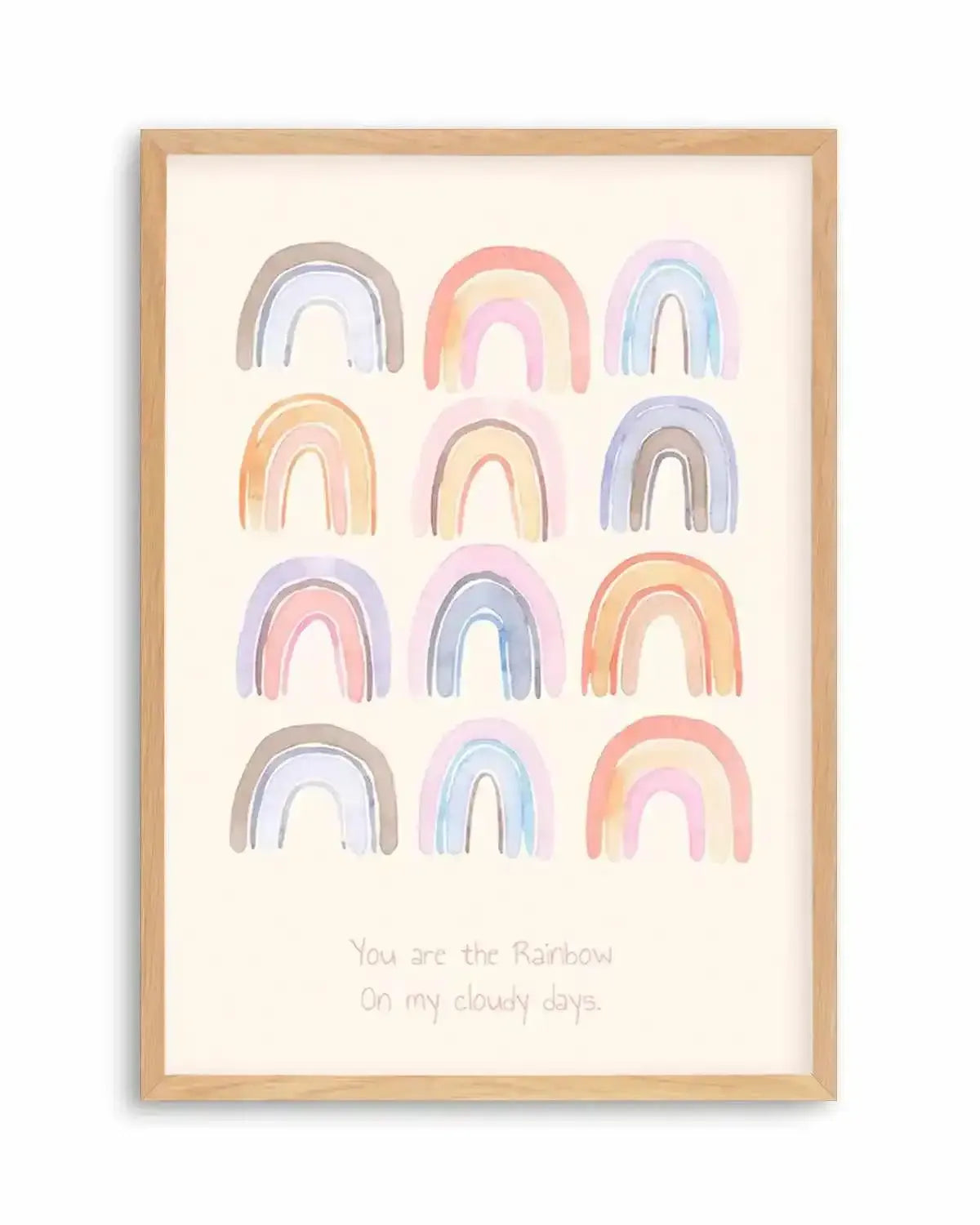 You Are The Rainbow Art Print from Olive et Oriel where you can shop wallpaper and artworks online