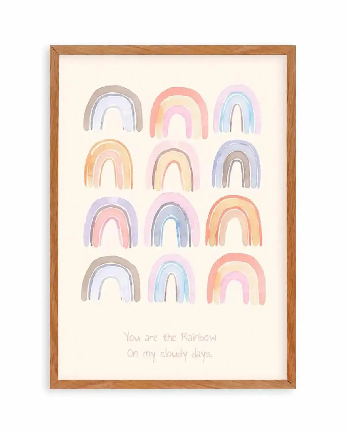 You Are The Rainbow Art Print from Olive et Oriel where you can shop wallpaper and artworks online
