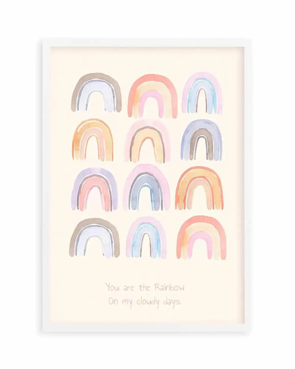 You Are The Rainbow Art Print from Olive et Oriel where you can shop wallpaper and artworks online
