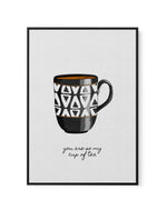 You Are so My Cup of Tea by Orara Studio | Framed Canvas Art Print