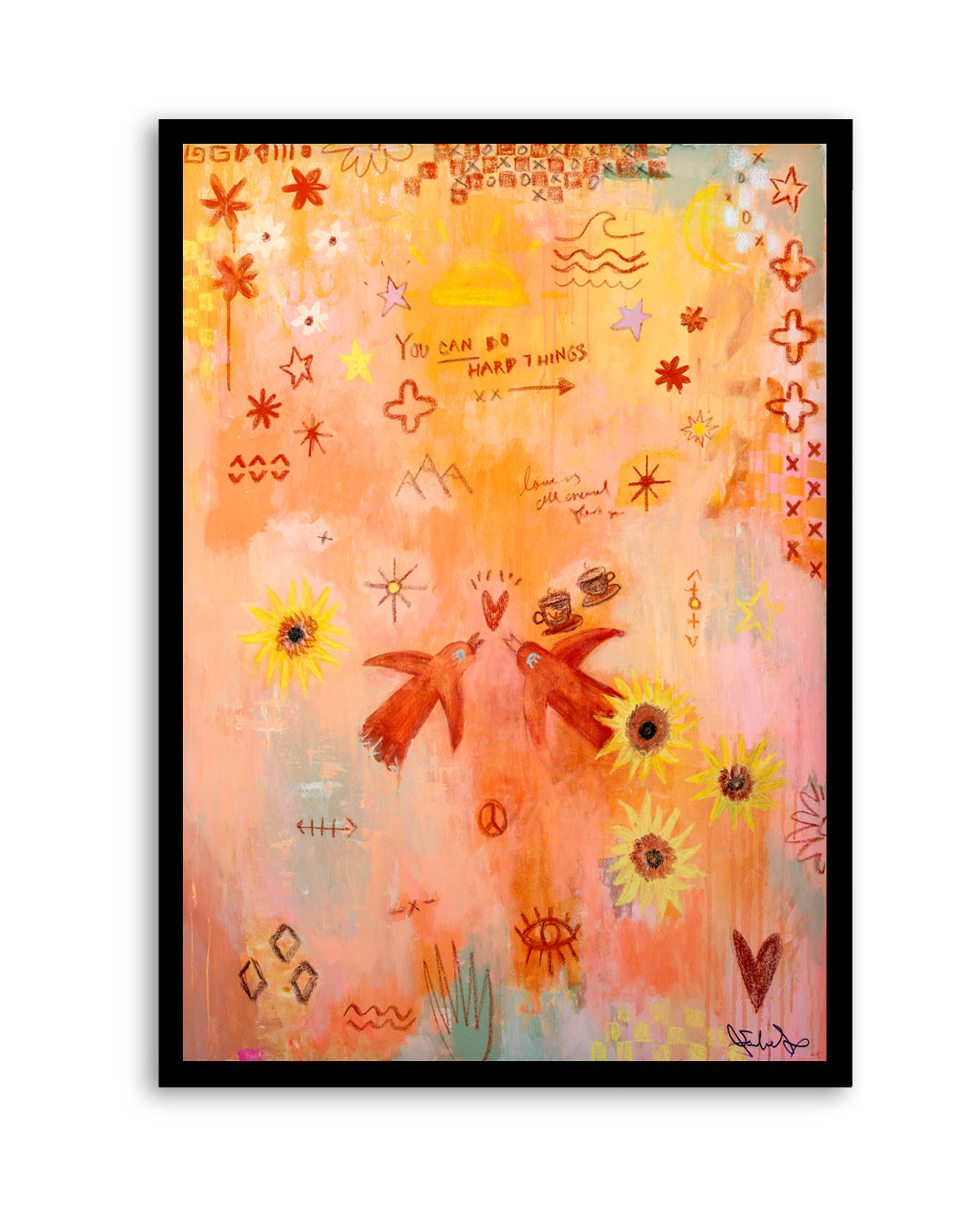 You Can Do Hard Things by Jackie Green | Art Print