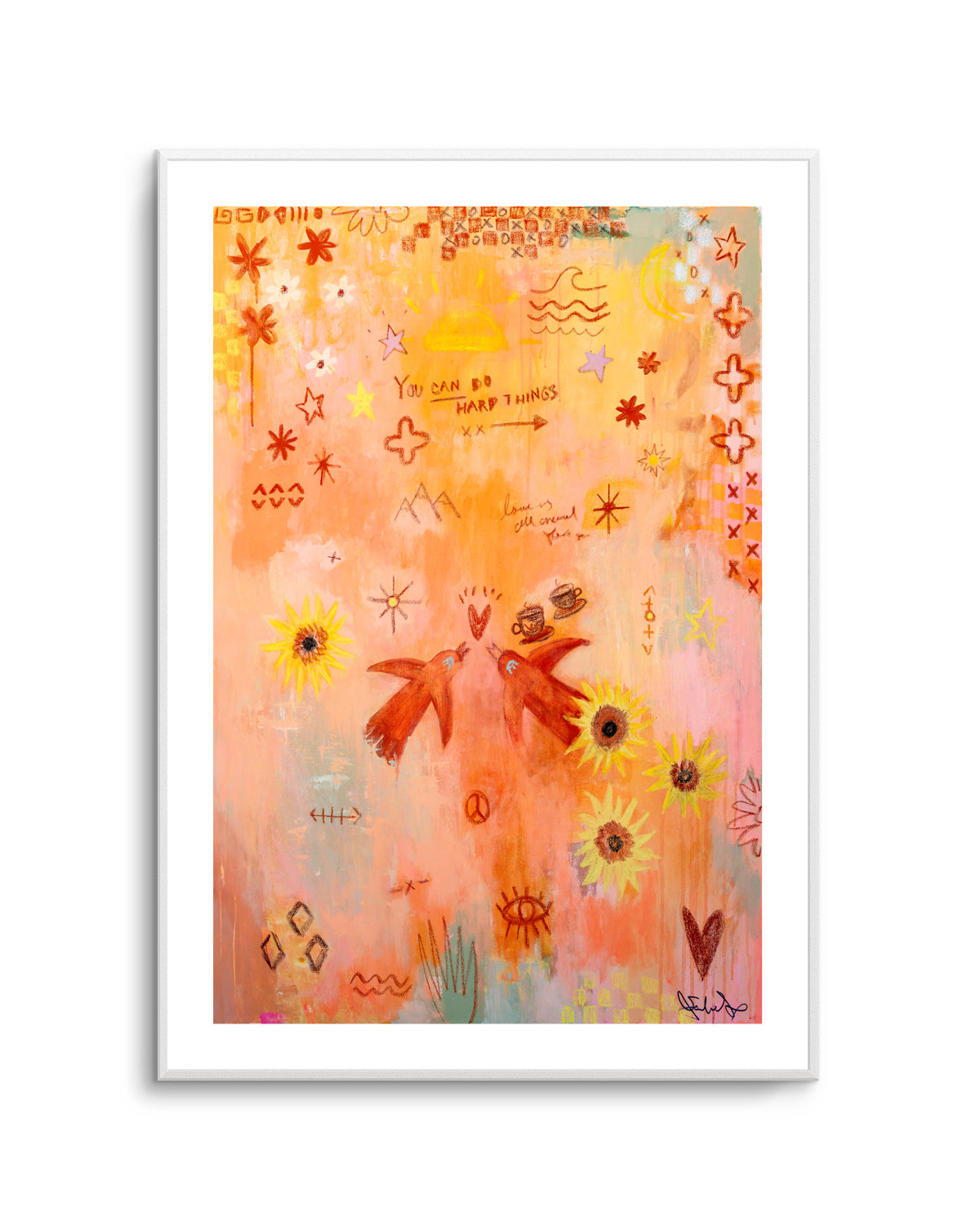 You Can Do Hard Things by Jackie Green | Art Print