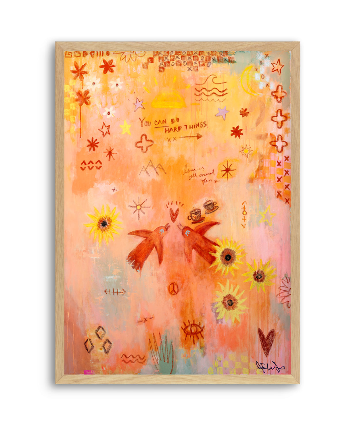 You Can Do Hard Things by Jackie Green | Art Print