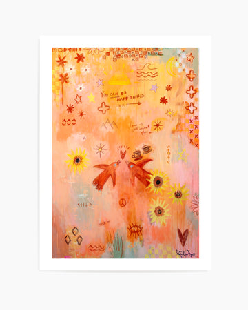 You Can Do Hard Things by Jackie Green | Art Print