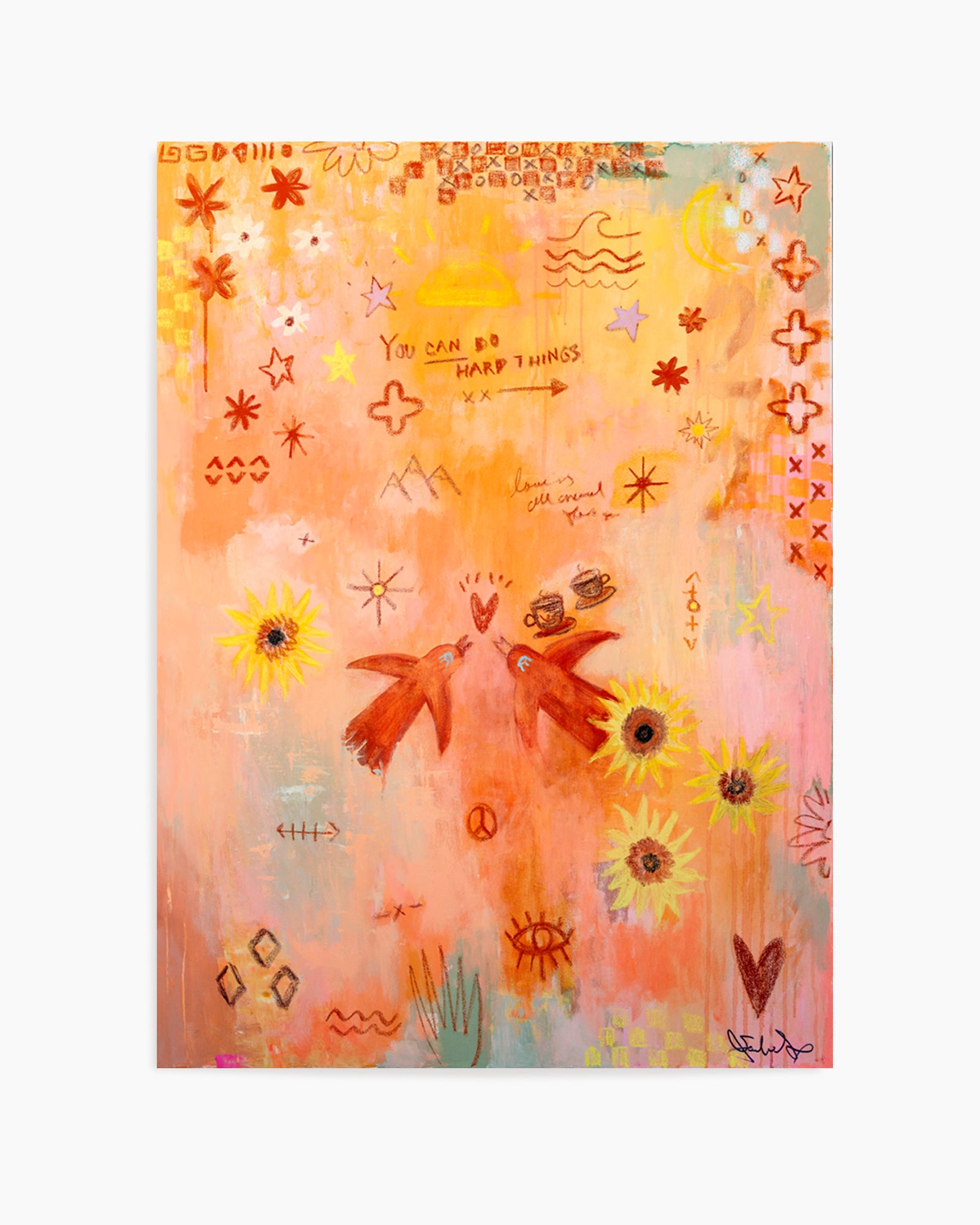 You Can Do Hard Things by Jackie Green | Art Print