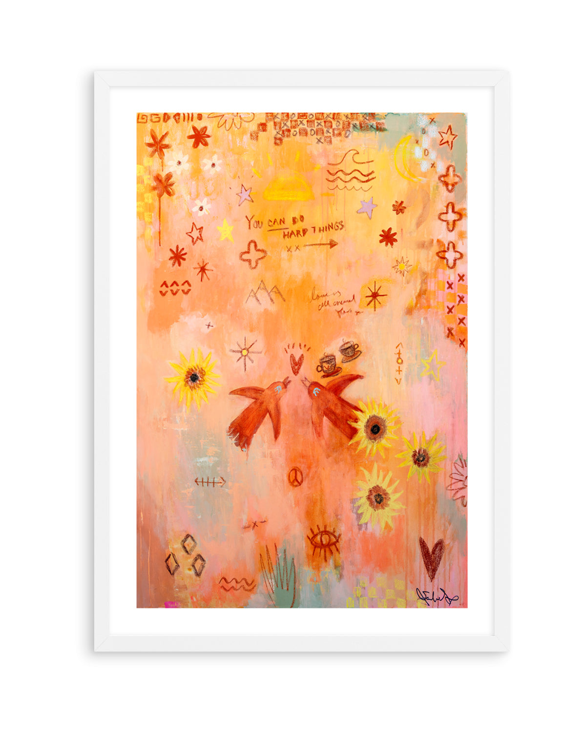 You Can Do Hard Things by Jackie Green | Art Print