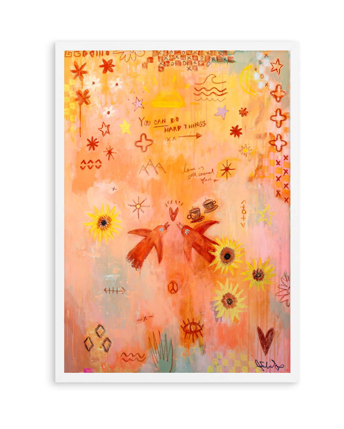 You Can Do Hard Things by Jackie Green | Art Print