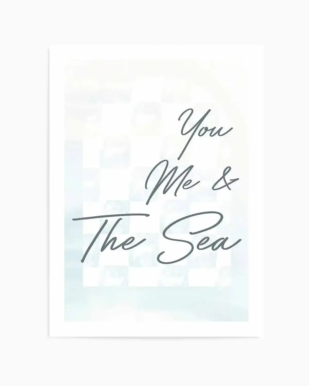 You Me & The Sea Art Print from Olive et Oriel where you can shop wallpaper and artworks online