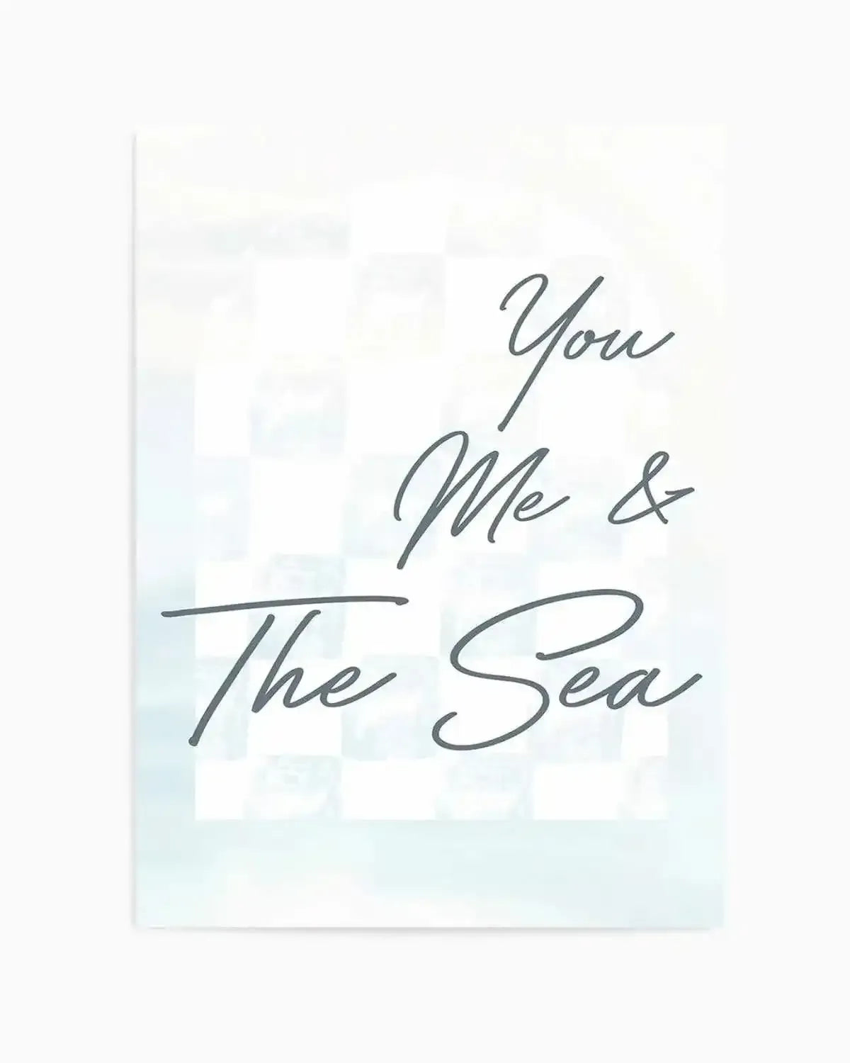You Me & The Sea Art Print from Olive et Oriel where you can shop wallpaper and artworks online