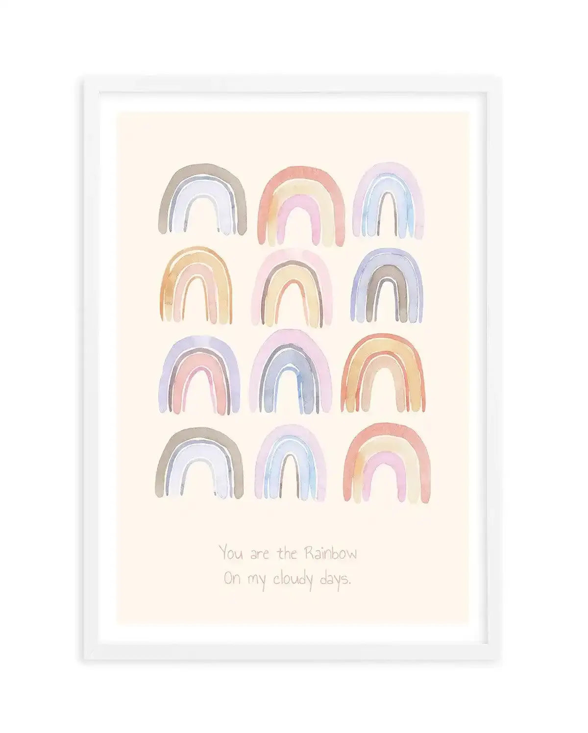 You Are The Rainbow Art Print-PRINT-Olive et Oriel-Olive et Oriel-Buy-Australian-Art-Prints-Online-with-Olive-et-Oriel-Your-Artwork-Specialists-Austrailia-Decorate-With-Coastal-Photo-Wall-Art-Prints-From-Our-Beach-House-Artwork-Collection-Fine-Poster-and-Framed-Artwork